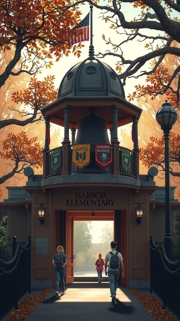 Liberty's First Day at Harbor Elementary!