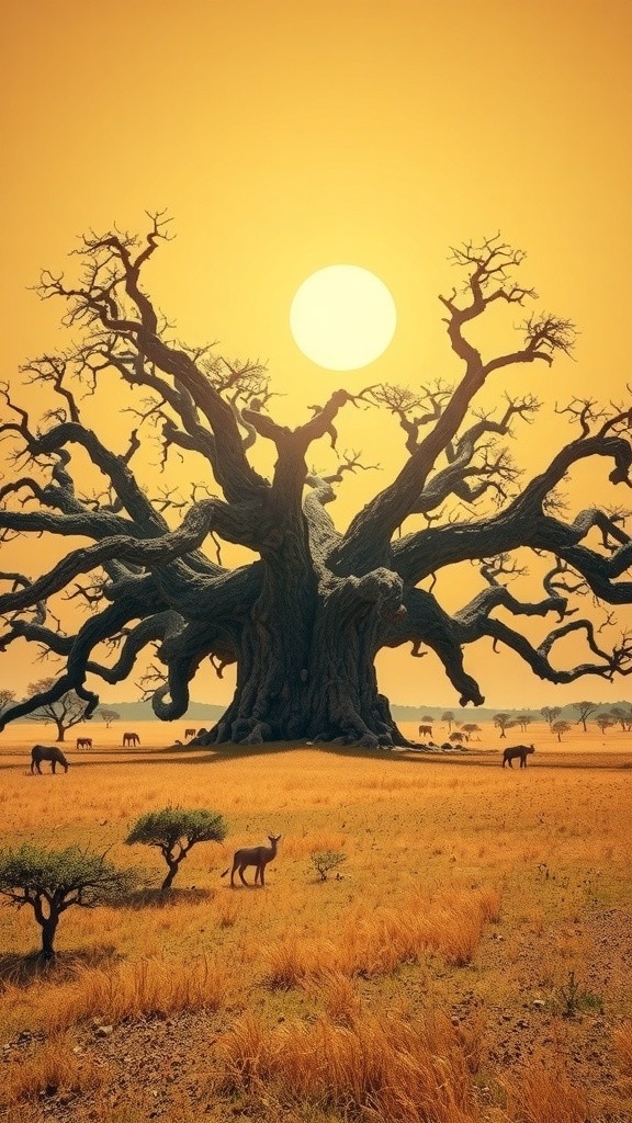 The Girl and the Baobab Trees
