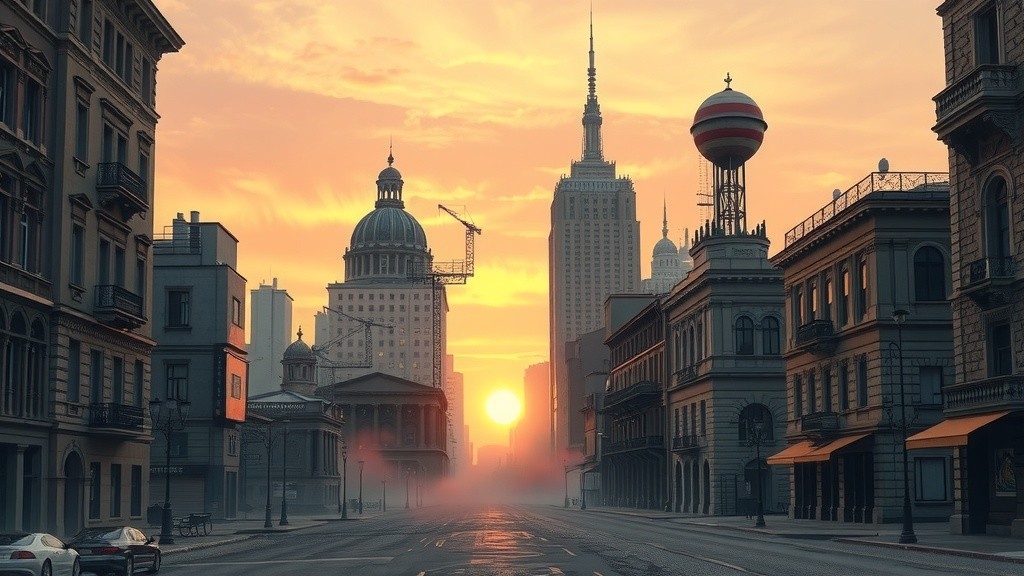 Dawn's Embrace: A Serene City Awakening