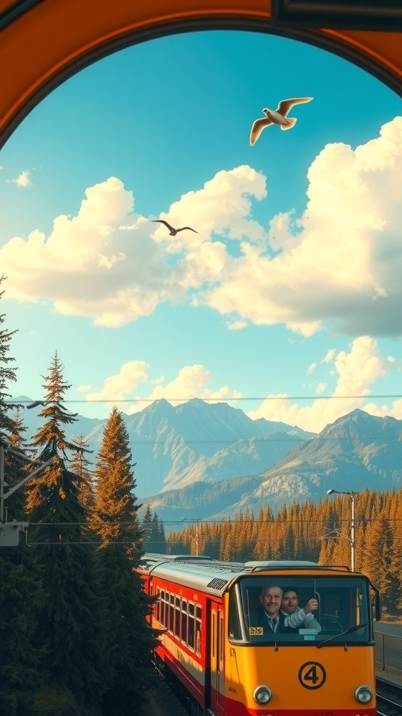 Adventures on the Colorful Train!