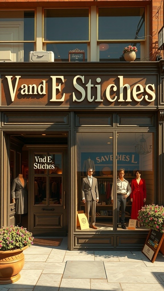 Elegant Tailoring Showcase: V and E Stitches
