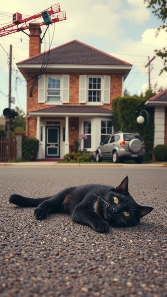 Kucing Hitam yang Kembali di Malam Hari