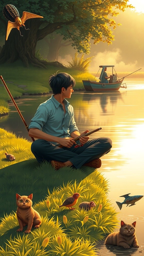 Kisah Pemancing dan Ikan yang Lepas