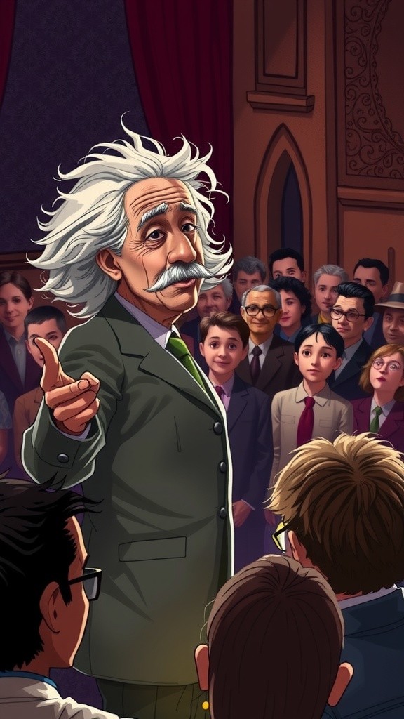 Einstein di Ruang Diskusi