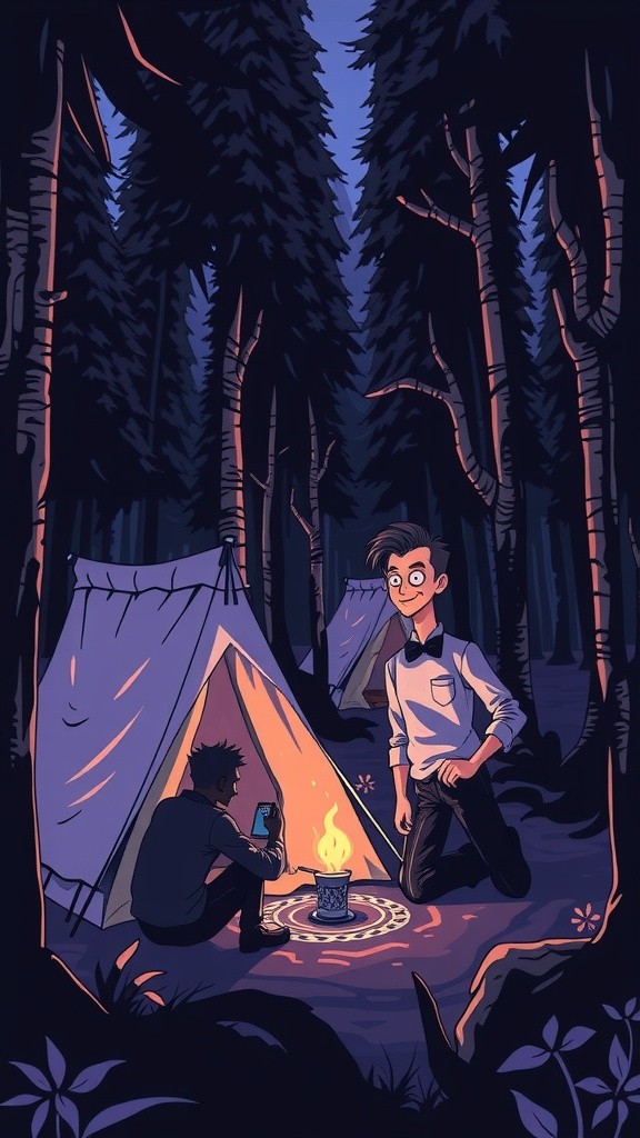 Cermin Malam di Hutan