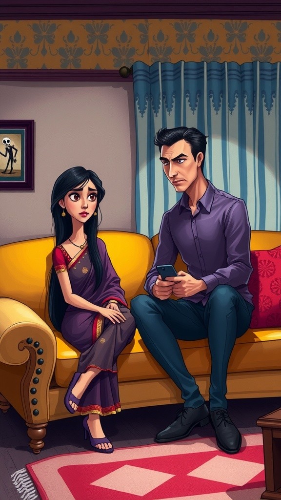 मोबाइल से पत्नी की बातें