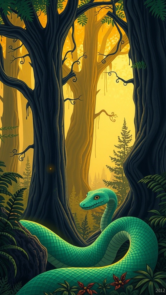 Ular Penjaga Hutan: Legenda dan Petualangan Danu