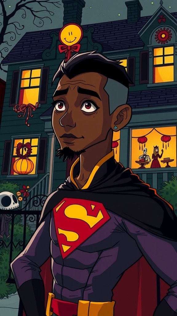 Kostum Superhero di Pesta Biasa