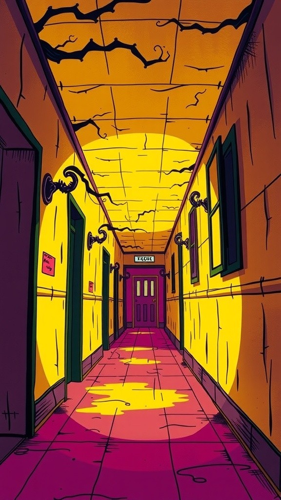 Lorong Gelap di Sekolah Tua