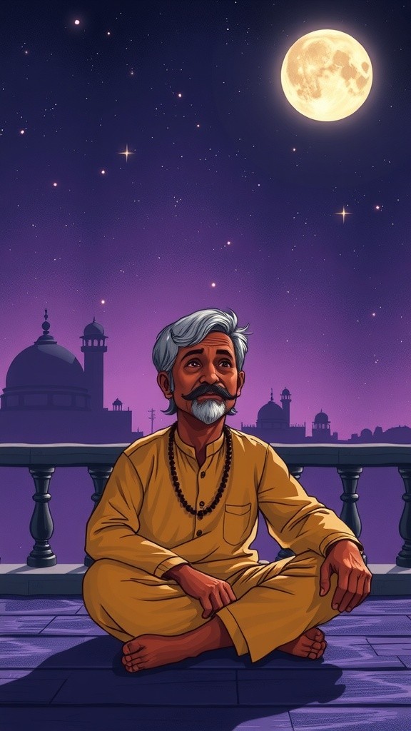 मोनू और चंदा मामा की कहानी