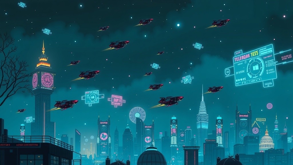 Neon Dreams: The City of Infinite Knowledge