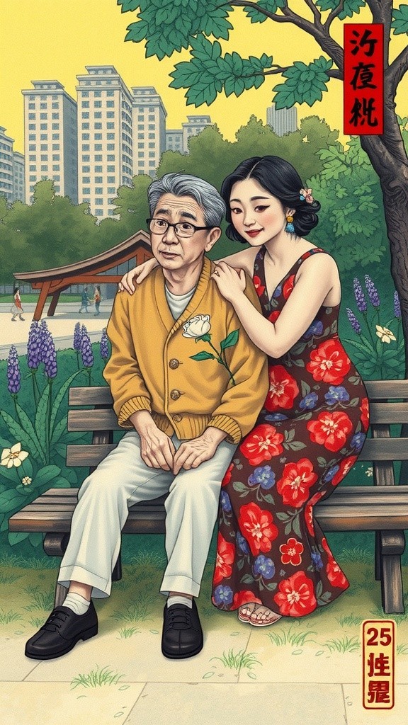 Kisah Cinta Abadi di Bangku Tua