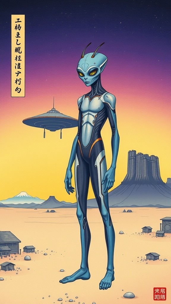 Alien's Encounter with Cilok: A Cosmic Report