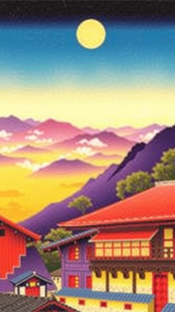 Pemandangan Inazuma di Genshin Impact