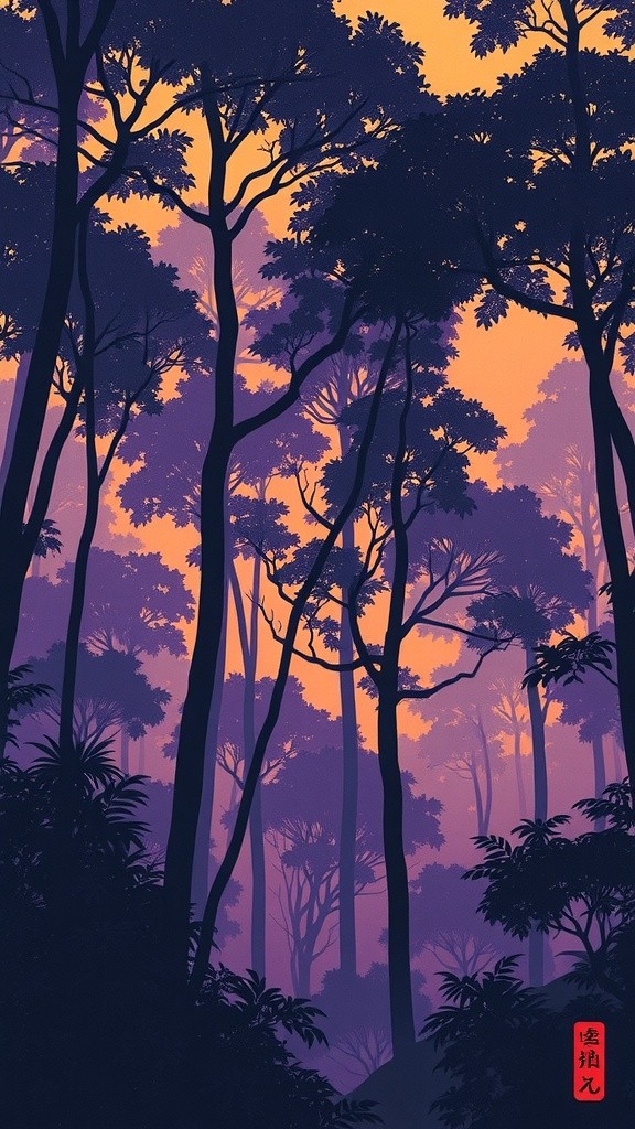 Tatapan Malam di Hutan Terlarang