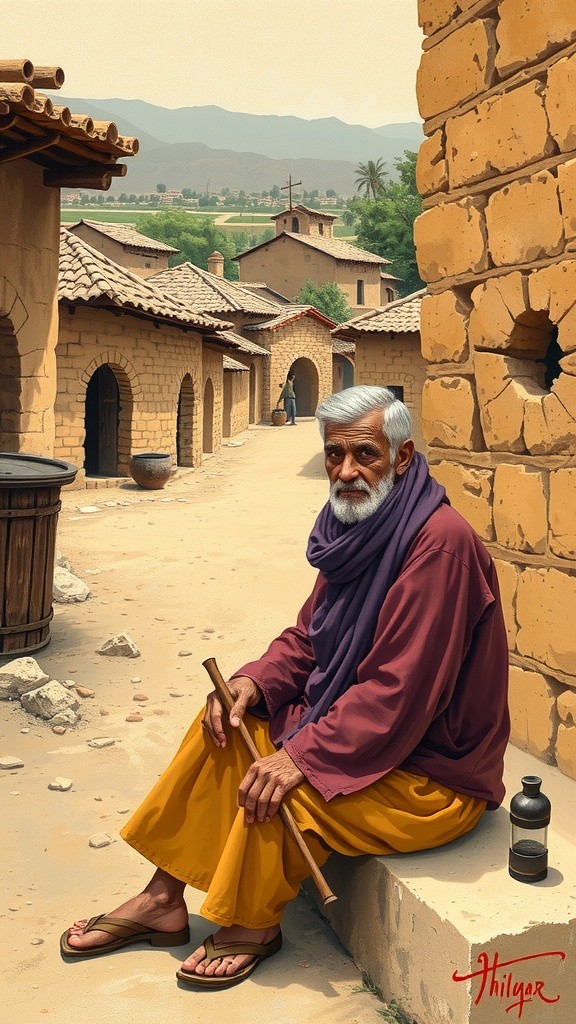 اندھے فقیر کی دانائی اور دل کی دولت