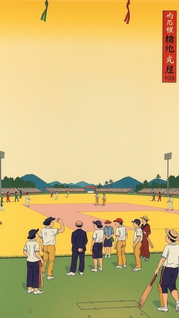 Cricket Match in Water