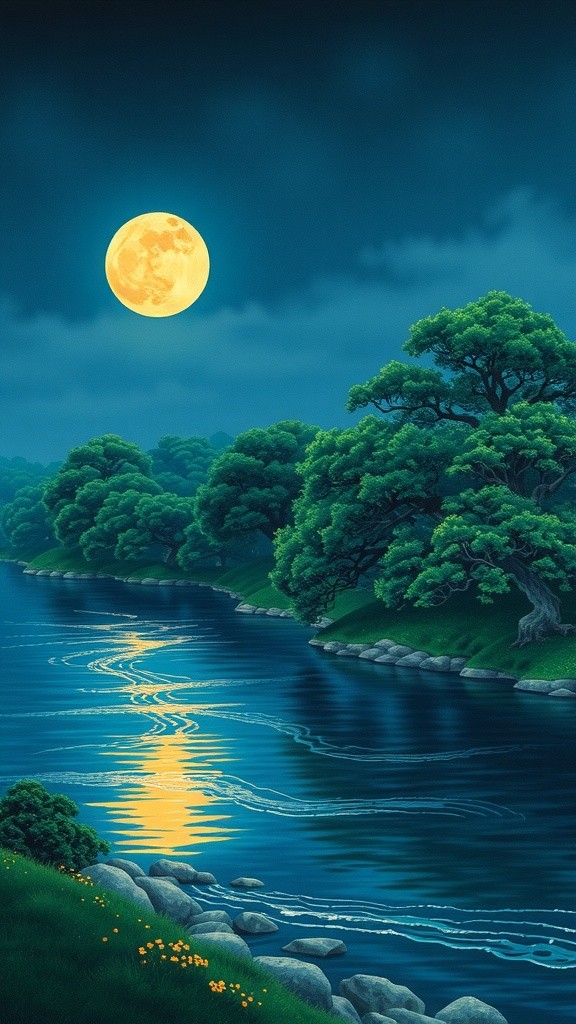 Moonlit Embrace: A Romantic Journey