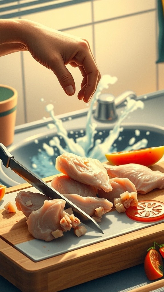 Don't Wash, Just Cook: Ensuring Chicken Safety