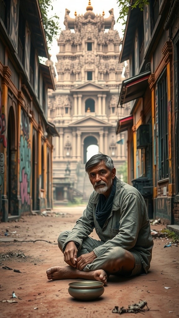 भिखारी और सोने का लड्डू: सच्ची प्रार्थना का फल