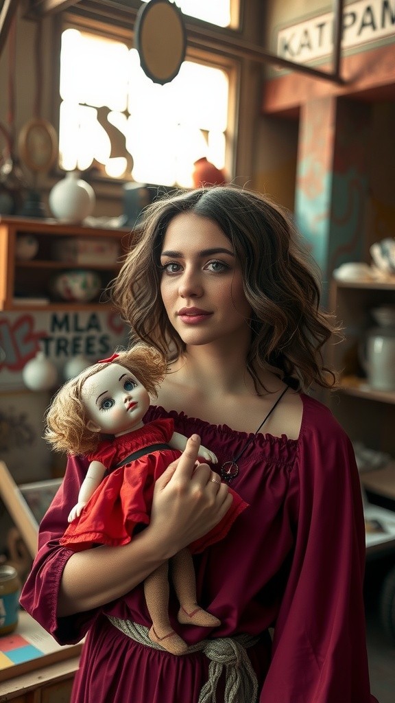 Boneka Menyeramkan di Malam Hari