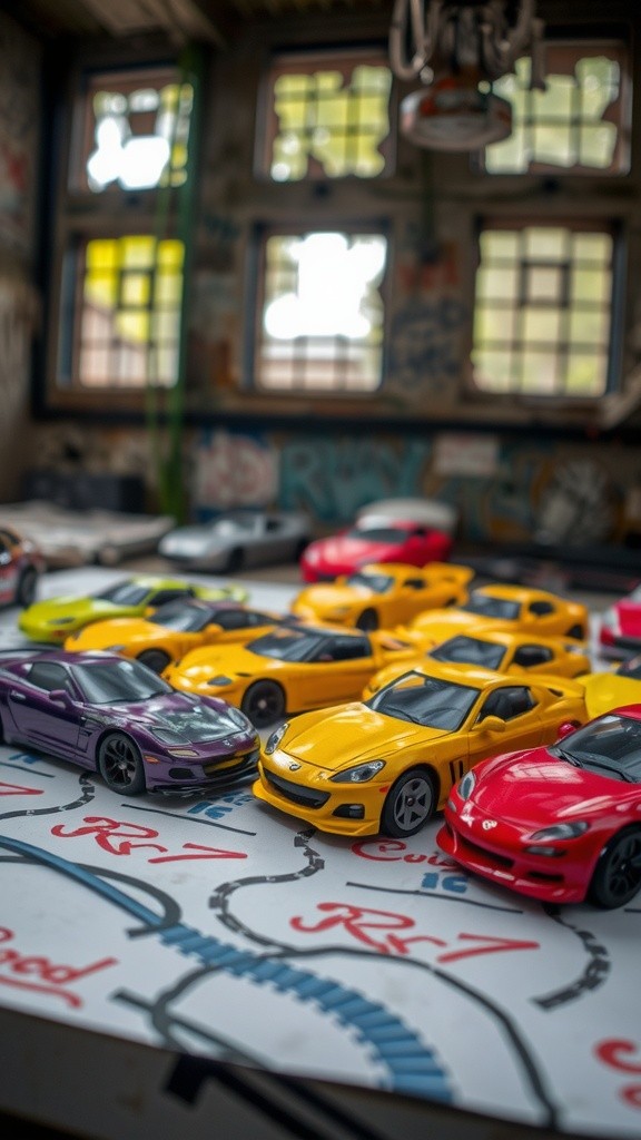 Model Die-Cast Hot Wheels Mazda RX-7