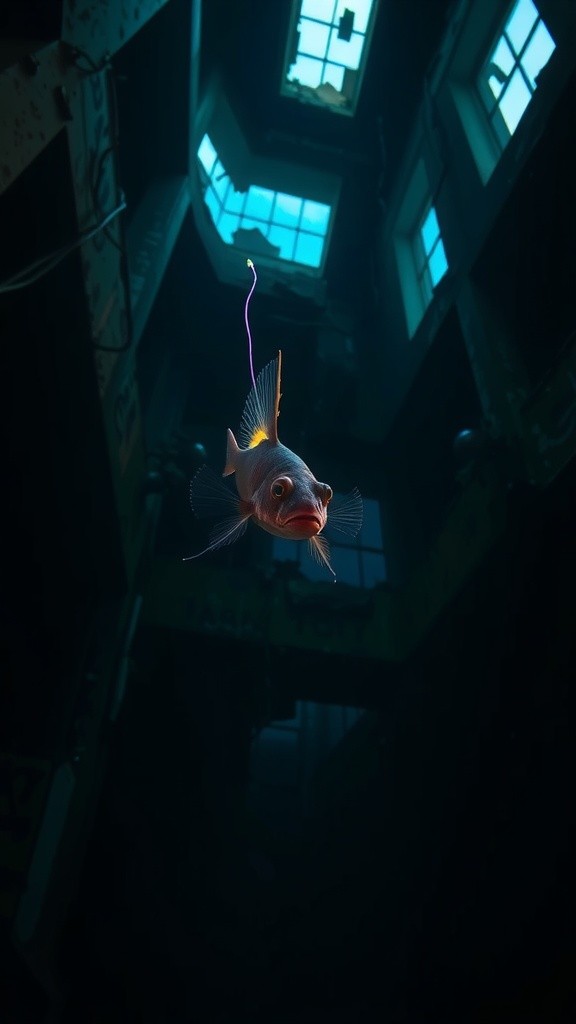 Cahaya di Kegelapan: Kisah Ikan Anglerfish