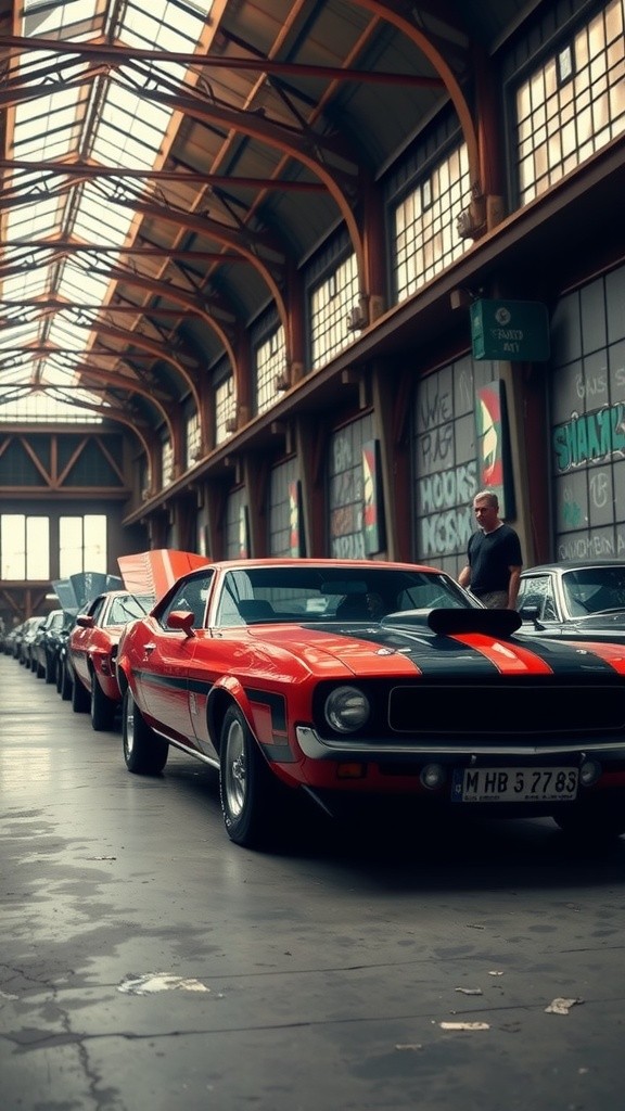 Muscle Cars Ablaze: The Ultimate Showdown