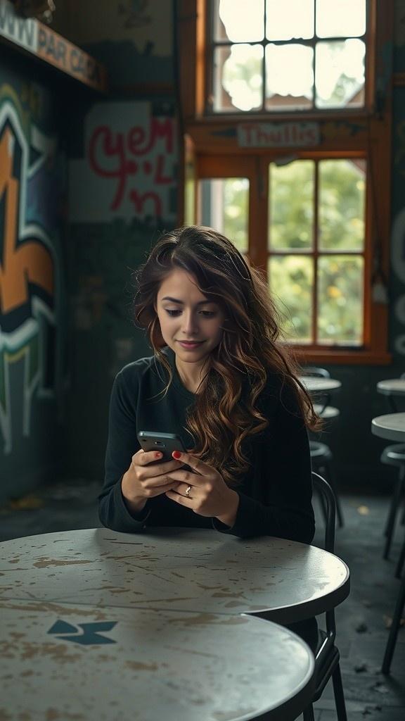 Pesan Mengerikan di Kafe