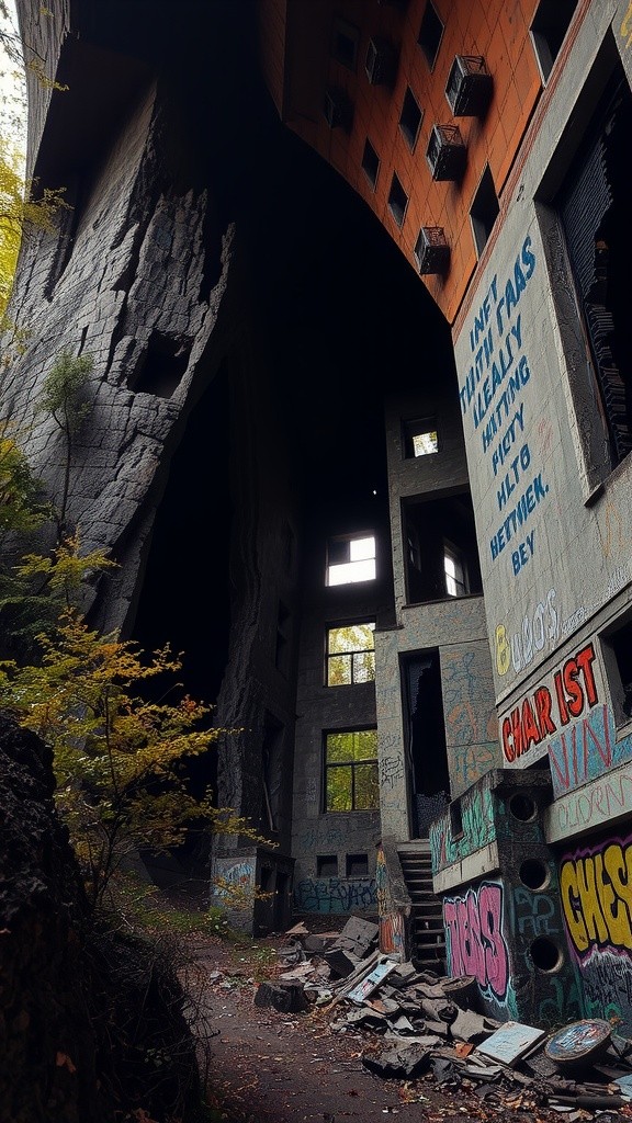 Creepy Cave of Stone Statues