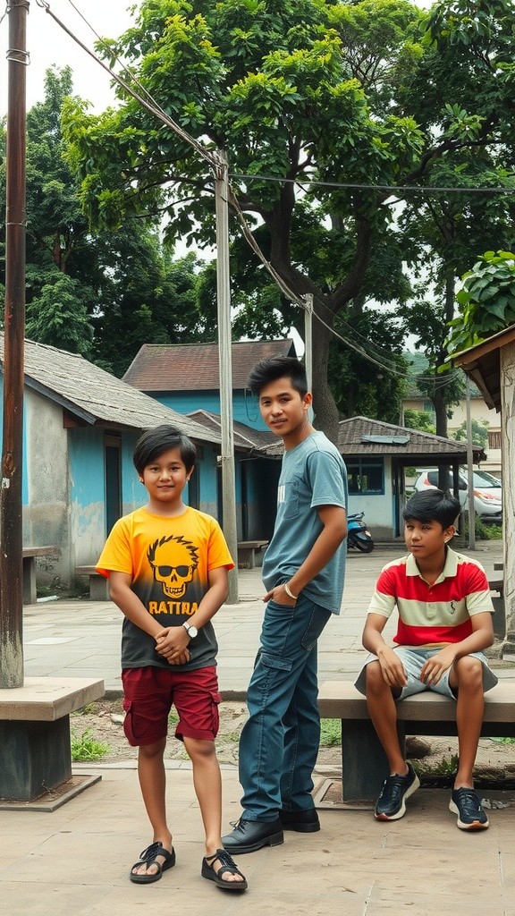 Tongkrongan Remaja di Desa Waetuwo
