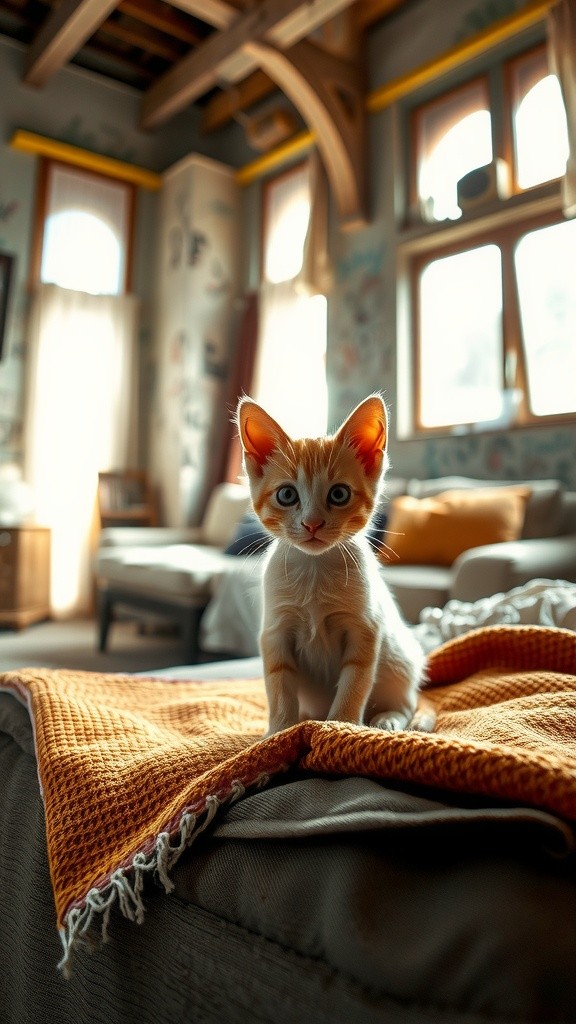 Ciko si Anak Kucing yang Mengatasi Takut Suara Keras