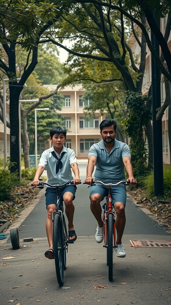 An Unexpected Escape: A Bike Ride to School