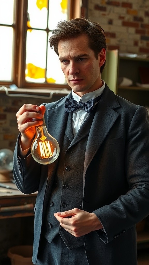 Penemuan Bohlam Listrik oleh Thomas Edison