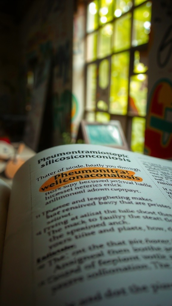 The Longest Word in English: pneumonoultramicroscopicsilicovolcanoconiosis!