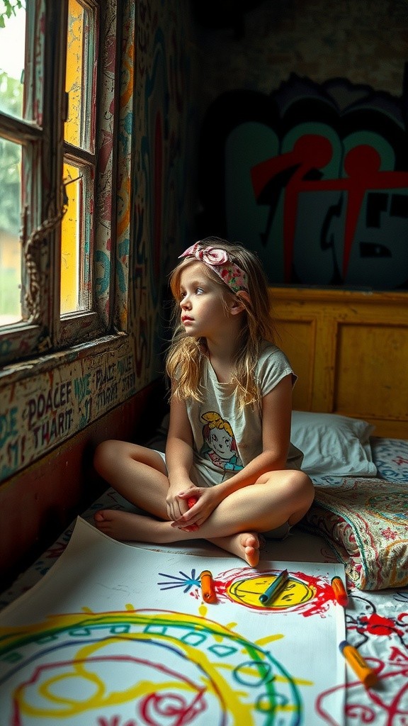 Whispers of Hope: A Girl's Silent Struggle