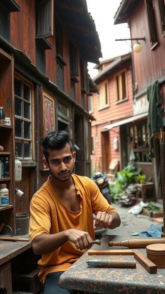 Sawdust Dreams: The Journey of a Young Carpenter