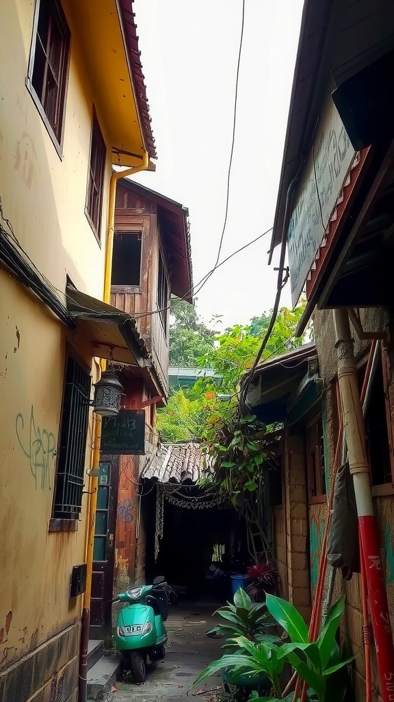 Kehidupan Keluarga Kecil di Gang Perkotaan