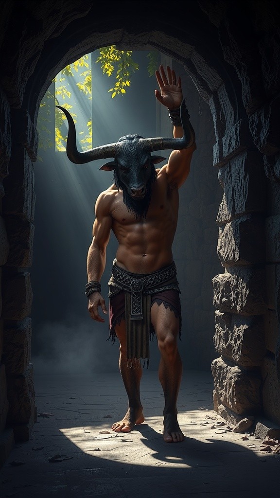 The Hero's Thread: Confronting the Minotaur