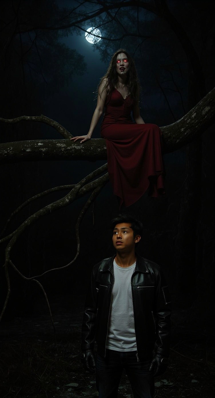 Kuntilanak di Malam Gelap