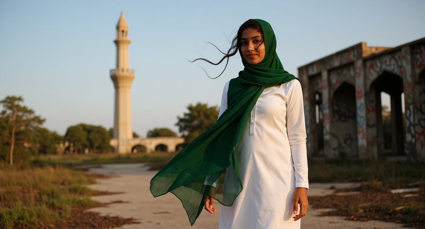 Elegance in Motion: A Patriotic Embrace of Tradition