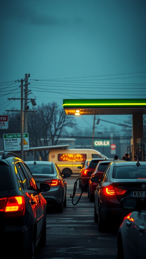 Determined Strength: A Boy's Courage at the Gas Station