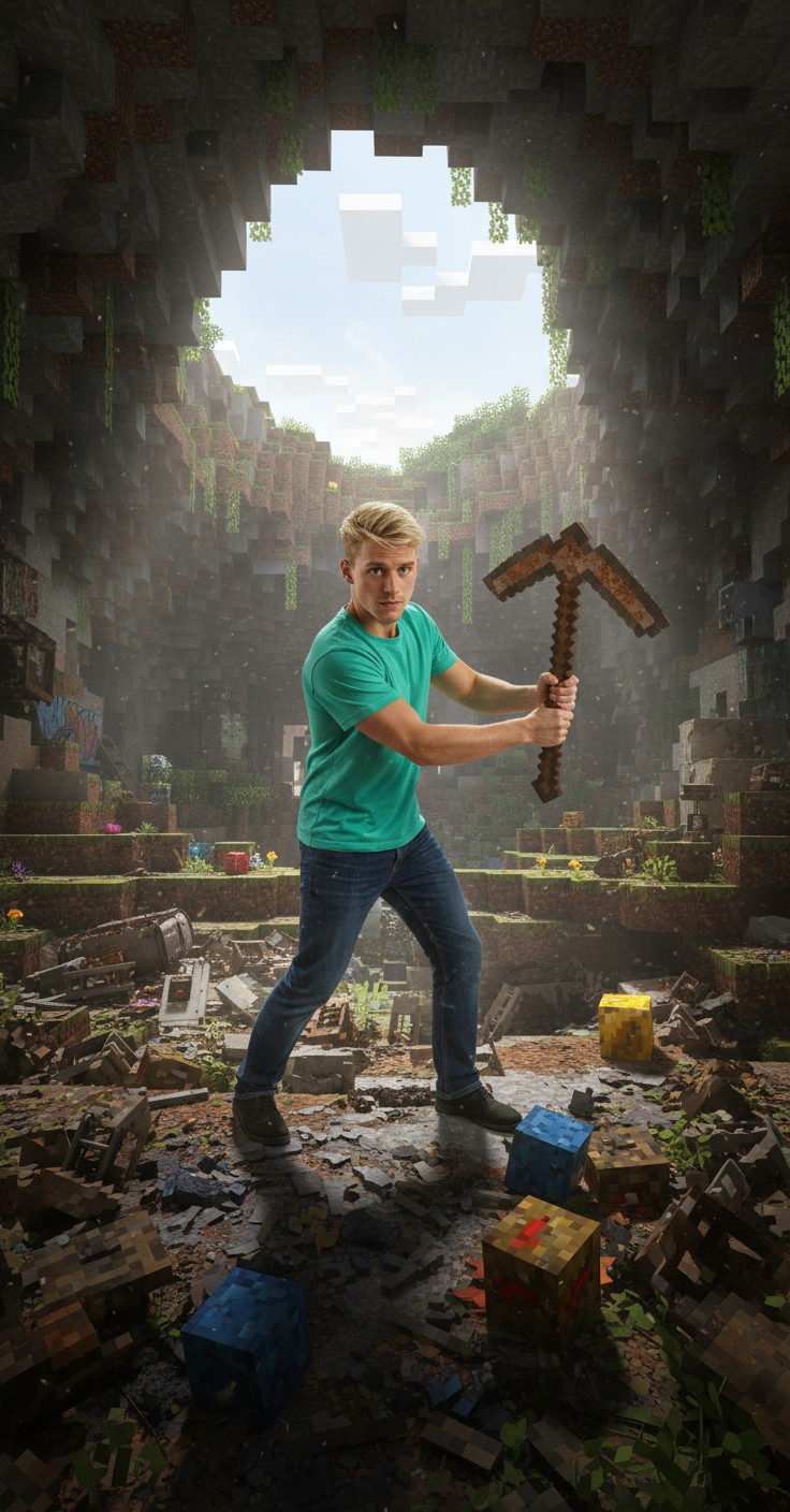 Steve's Multiverse Adventure: From Minecraft to Fortnite!