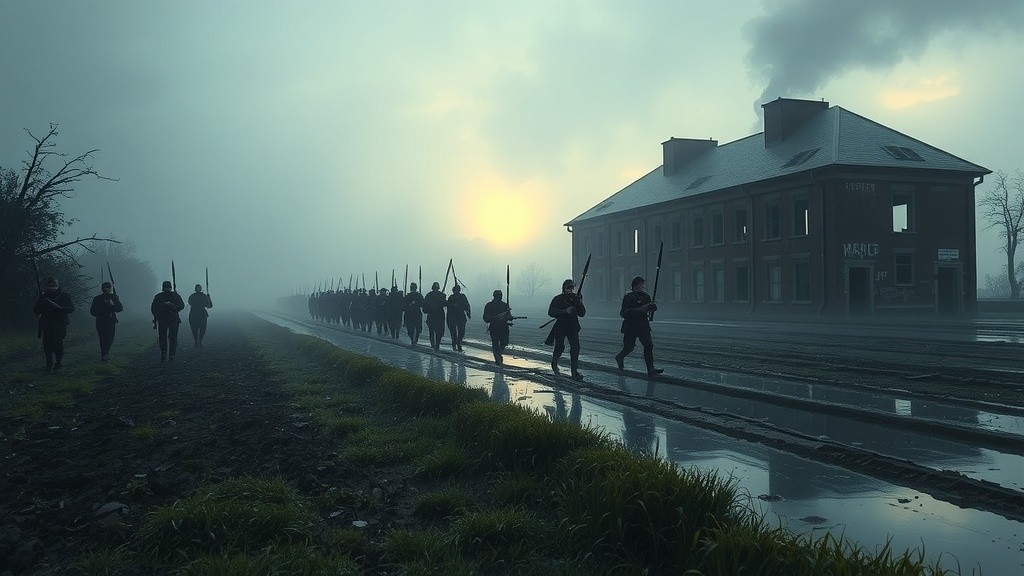 On the March: The Iron Brigade at Dawn, 1862
