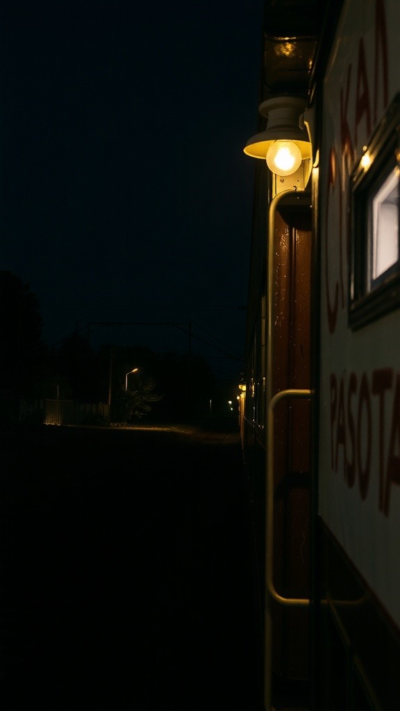 Bayangan di Atas Kereta