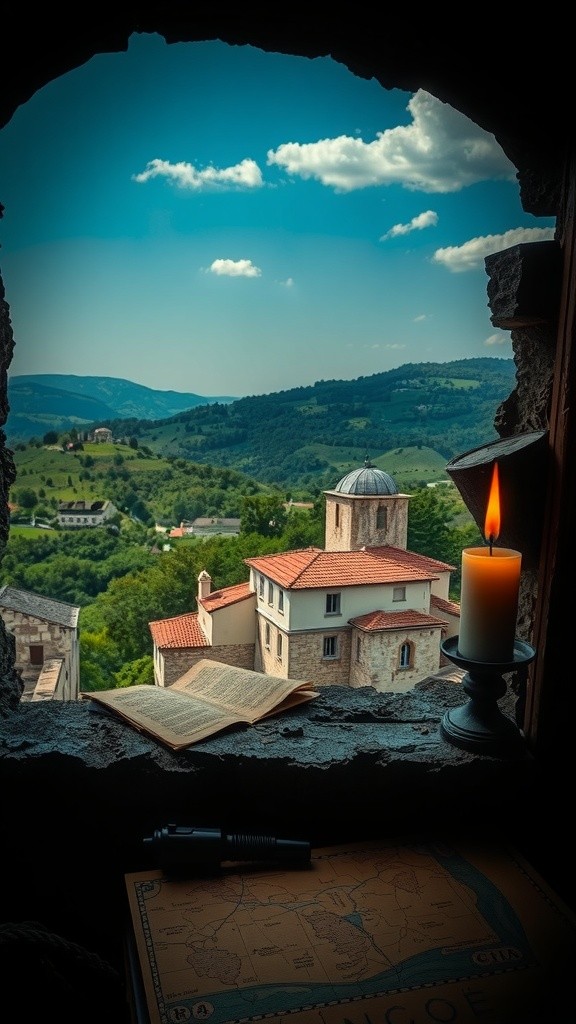 Legenda Desa Kunošte: Ketersembunyian dan Cermin Tua