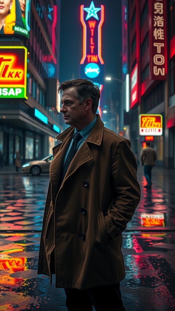 Neon Shadows: A Bladerunner Narrative