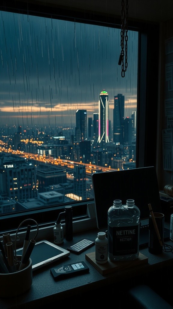 Neon Shadows: A Bladerunner Tale