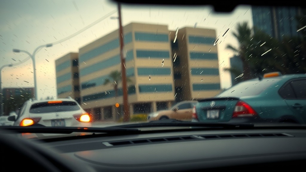 Rainy Beginnings: Amaka's First Day