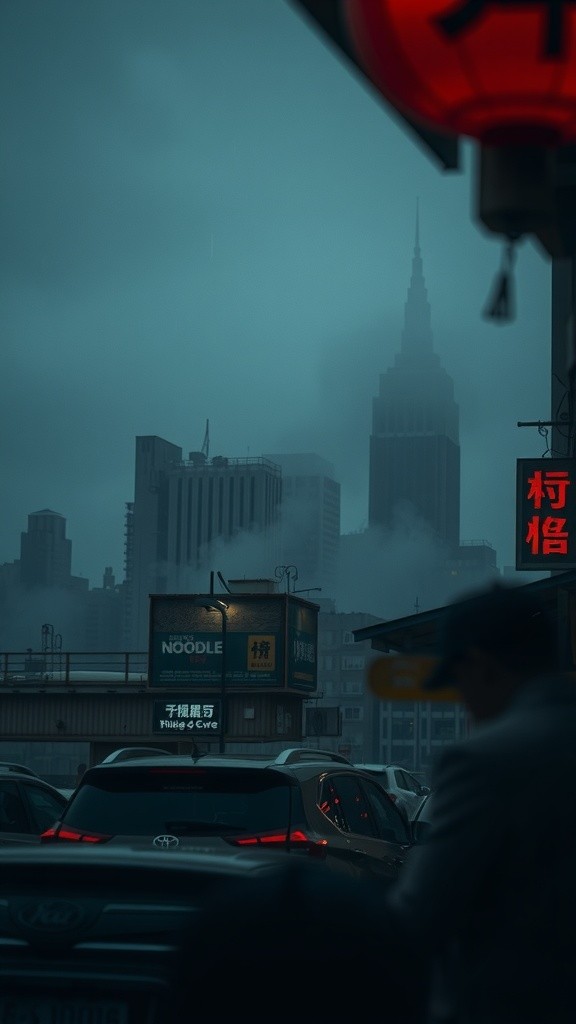 Shadow in the Neon Rain